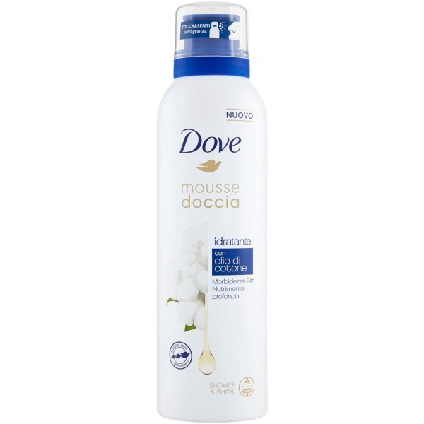 DOVE - Mousse doccia idratante con olio di cotone 200 ml — confronto prezzi