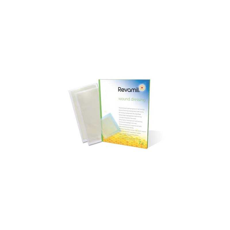 Garza medicata revamil 10x20cm 5 pezzi