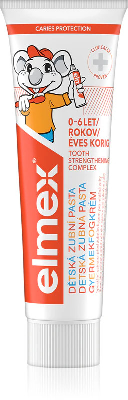 Elmex Dentifricio Junior Bimbi Bambini 0-6 Anni, 50ml