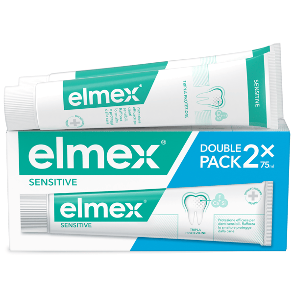 Elmex Sensitive Dentifricio Denti Sensibili 2x75 ml