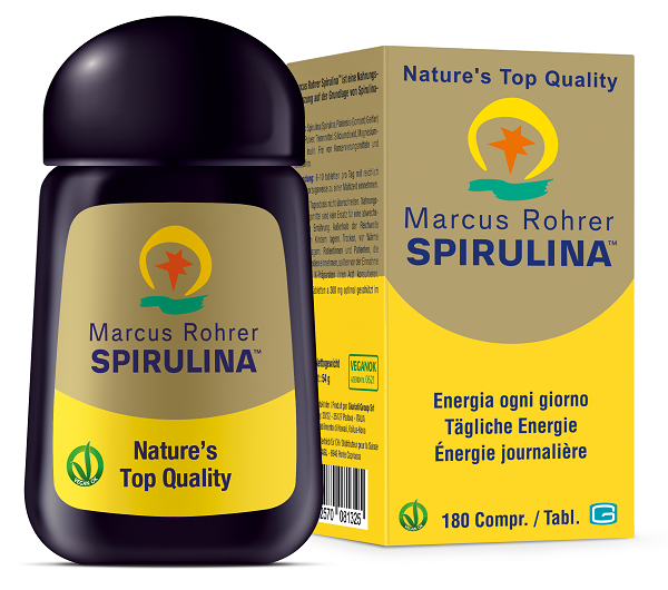 Marcus Rohrer Spirulina Integratore Alimentare, 180 Compresse — confronto prezzi