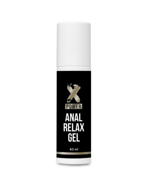 XPOWER Gel Rilassante Anale Idratante Compatibile con Preservativi 60ml