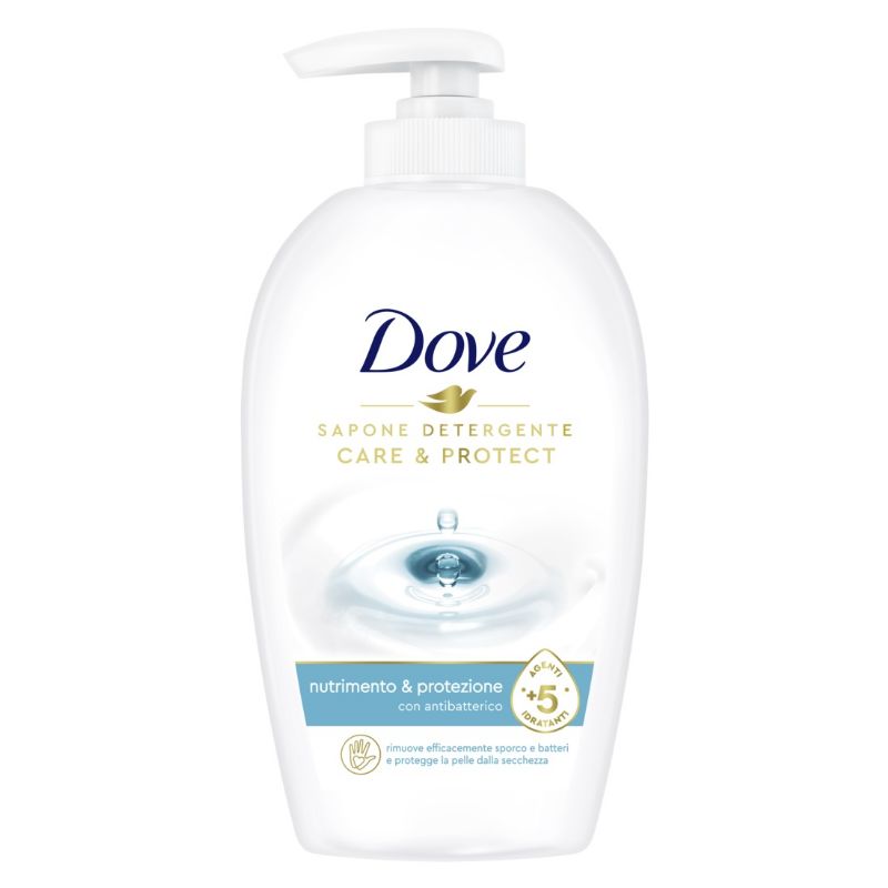 DOVE - Care &amp; protect - Sapone liquido detergente 250 ml