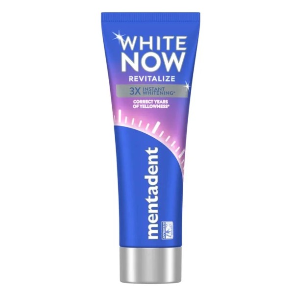 Mentadent dentifricio white now revitalize 75 ml