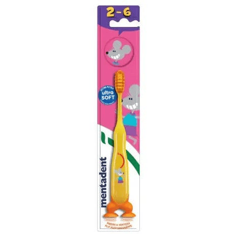 Mentadent Kids Spazzolino Bambini 2-6 Anni Vari Colori