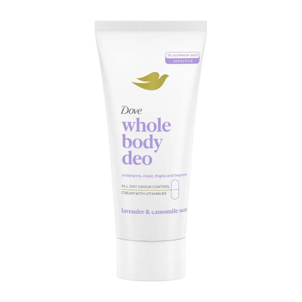 Dove Whole Body Deo Deodorante Corpo in Crema Lavanda e Camomilla, 75ml