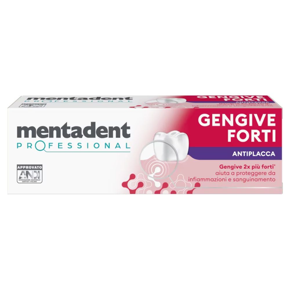 Mentadent Professional Gengive Forti Dentifricio Antiplacca, 75ml