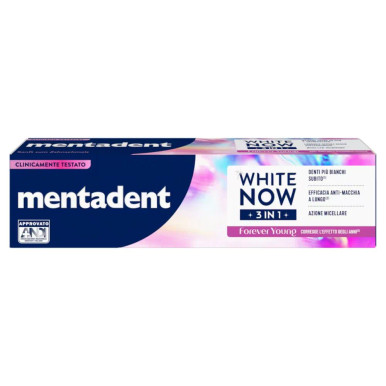 Mentadent White Now Dentifricio Sbiancante Anti-macchia Naturale 75 ml