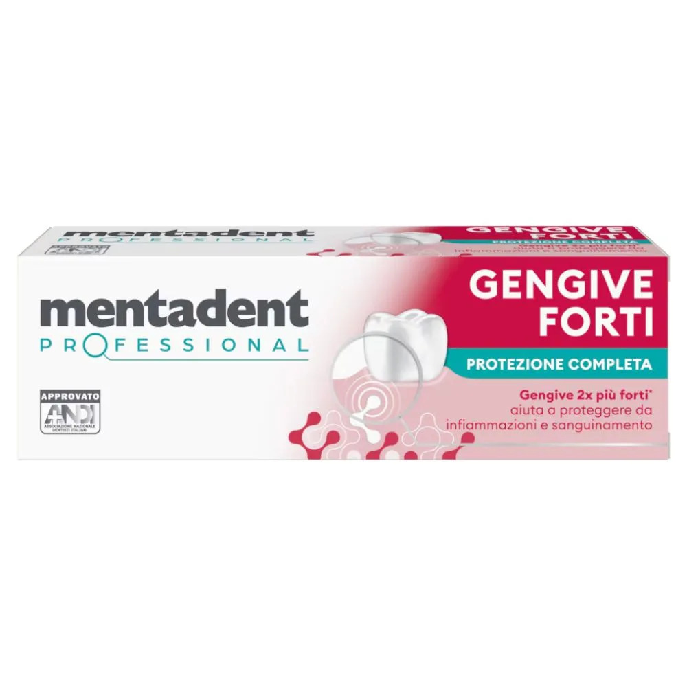 Mentadent Professional Gengive Forti Dentifricio Protezione Completa, 75ml