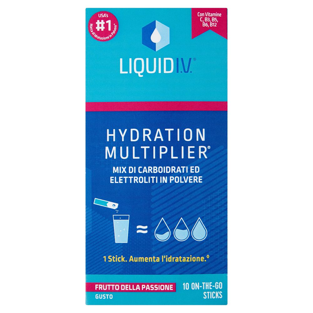 Liquid I.V. Hydration Multiplier Passion Fruit 160 g Stick — confronto prezzi