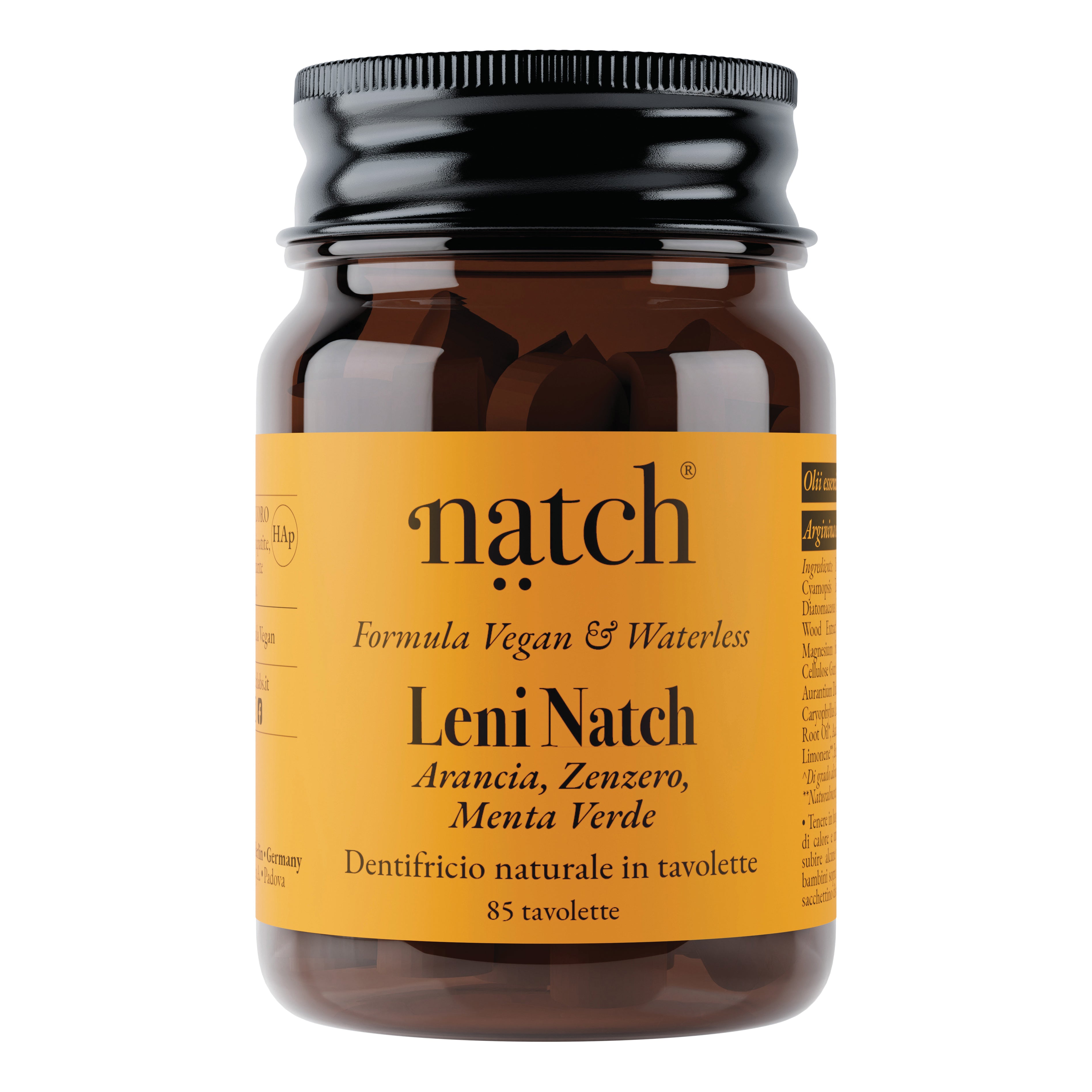 Natch Leni Natch Dentifricio in Tavolette, 85 Tavolette