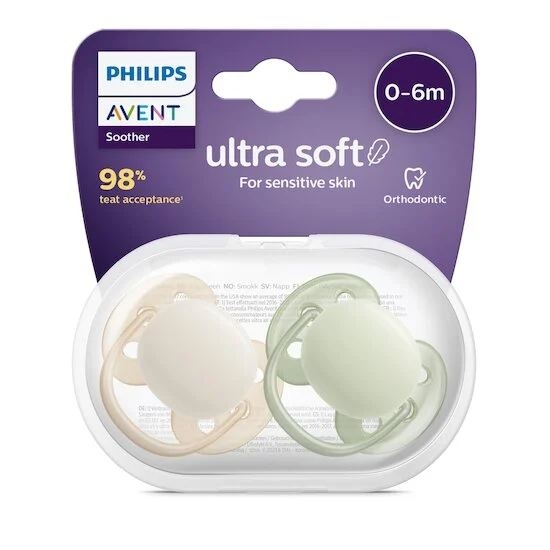 Avent Succhietto Ultra Soft - Tettarella In Silicone 0-6 Mesi Colori Assortiti — confronto prezzi