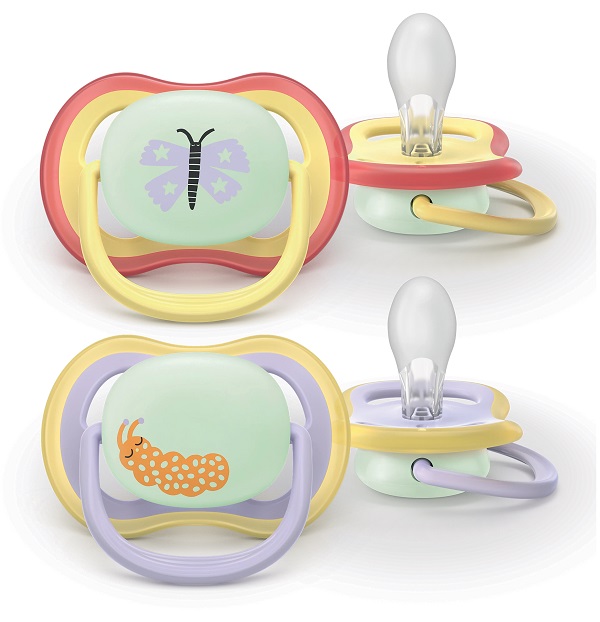 Avent Ultra Air Night Succhietto In Silicone 0-6m Fantasie Assortite 2 Pezzi — confronto prezzi
