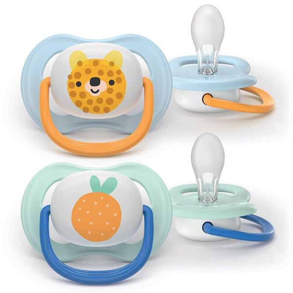 Avent Ultra Air Happy Succhietto In Silicone 0-6m Fantasie Assortite 2 Pezzi — confronto prezzi