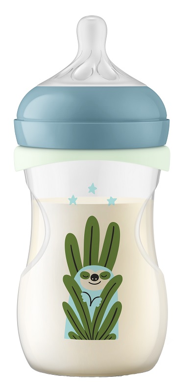 Avent Natural Response Night - Biberon Trasparente 3-6 M Flusso Medio 260ml Fantasie Assortite — confronto prezzi