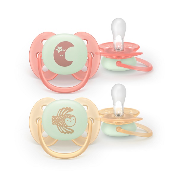 Avent Ultra Soft Night Succhietto In Silicone 0-6m Fantasie Assortite 2 Pezzi — confronto prezzi