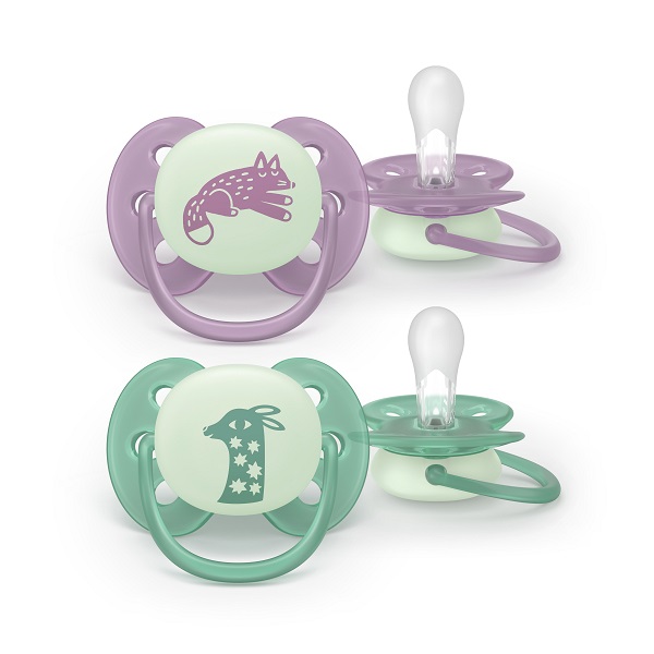 Avent Ultra Soft Night Succhietto In Silicone 6 18m Fantasie Assortite 2 Pezzi — confronto prezzi
