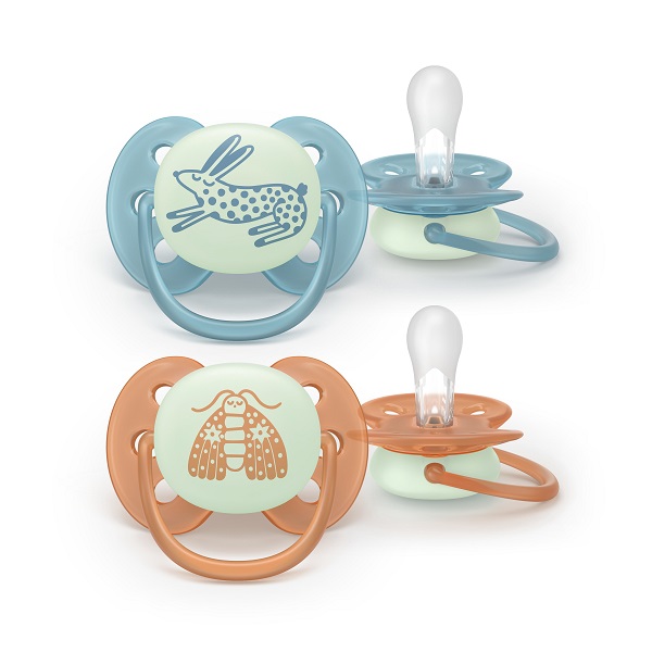 Avent Ultra Soft Night Succhietto In Silicone 18m+fantasie Assortite 2 Pezzi — confronto prezzi
