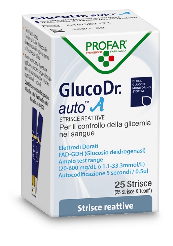 PROFAR GLUCO Dr. AUTO 25 strisce controllo glicemia