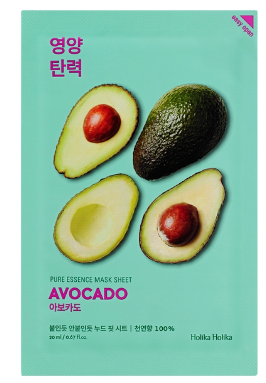 Holika Holika Pure Essence Mask Sheet Avocado Maschera Nutriente 23 ml