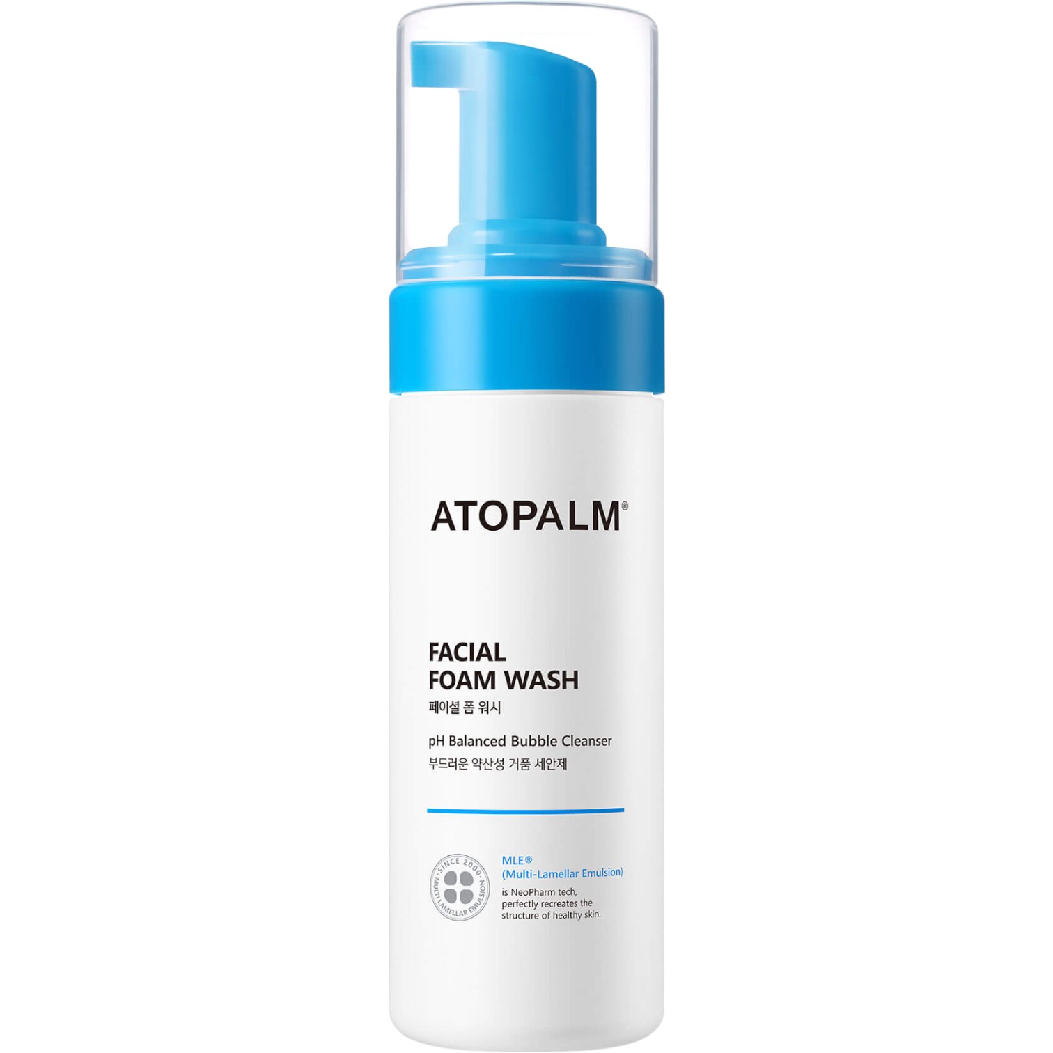 ATOPALM Schiuma detergente MLE idratante per pelle secca e sensibile 150 ml