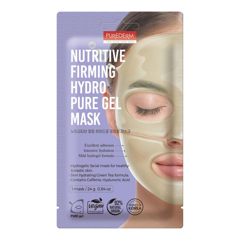 Purederm Nutritive Firming Hydro Pure Gel Mask, 1 Pezzo