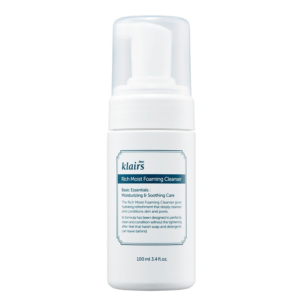 klairs Detergente schiumogeno ricco e umido 100 ml Soluzione per pulizia conservazione