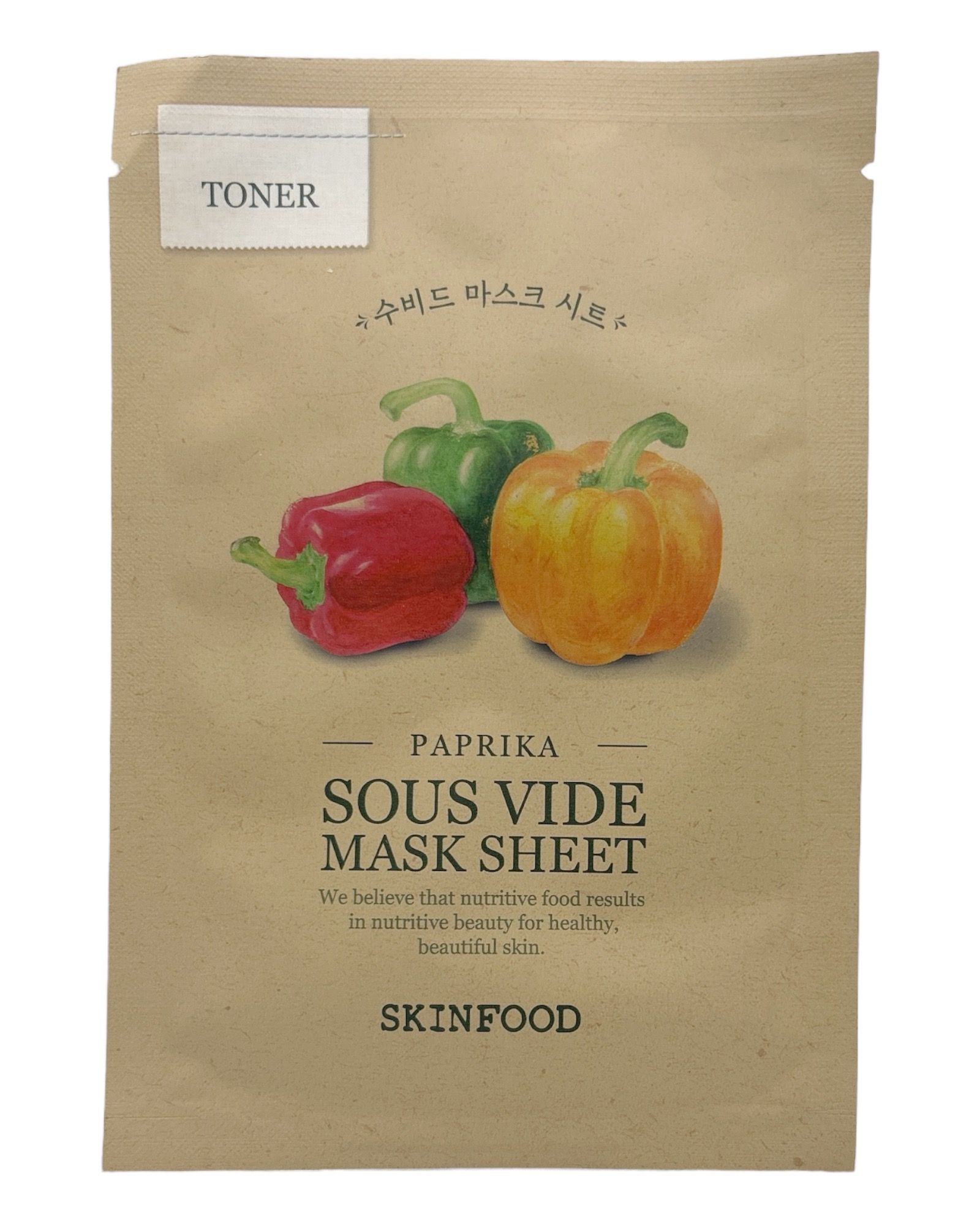 SKINFOOD Paprica Foglio per maschera Sous Vide 18 g Crema giorno