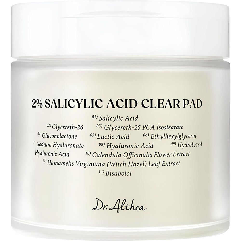 Dr. Althea 2% Acido Salicilico Clear Pad 65 pz Pads
