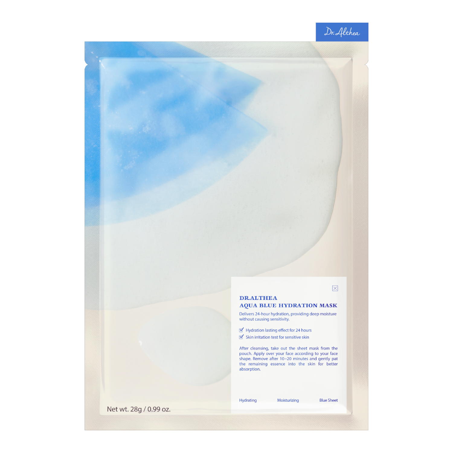 DR. ALTHEA Aqua Blue Hydration Mask 8 g Maschera