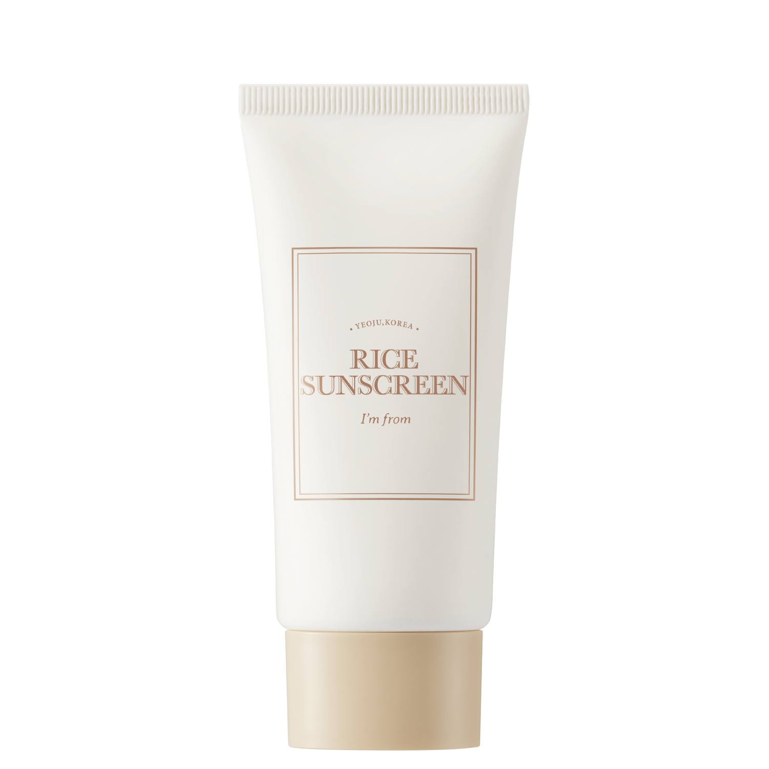 I'M FROM Rice SPF 50 Cream – Crema viso leggera con estratto di riso e protezione UV ml
