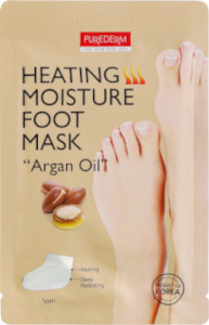 Purederm - Maschera Piedi Idratante Riscaldante All'Olio Di Argan Confezione 1 Pezzo