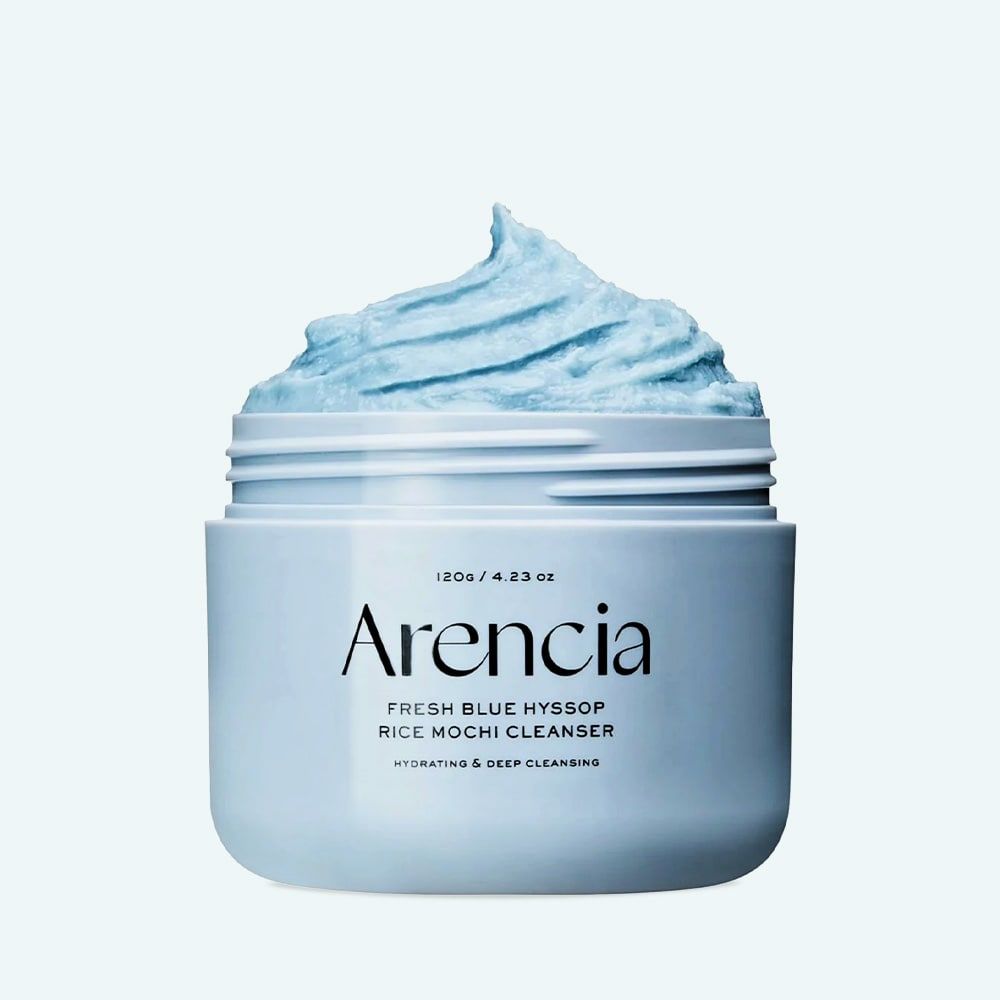 Arencia Fresh Blue Hyssop Rice Mochi Cleanser 120g 120 GR