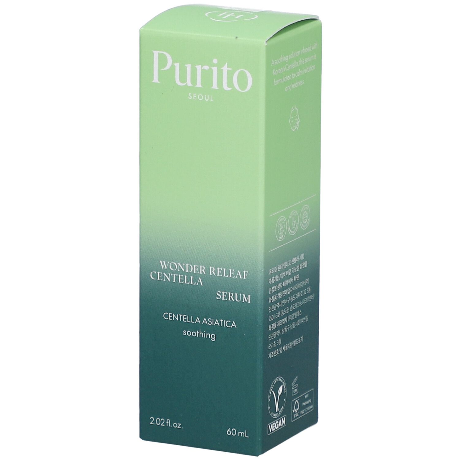 Purito Centella Green Level Buffet Siero, 60 ml Siero
