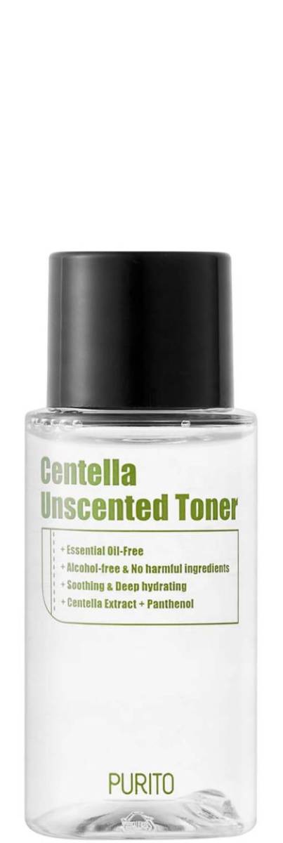 PURITO Wonder Releaf Centella Unscented Mini Toner – lenitivo e senza profumo 30 ml