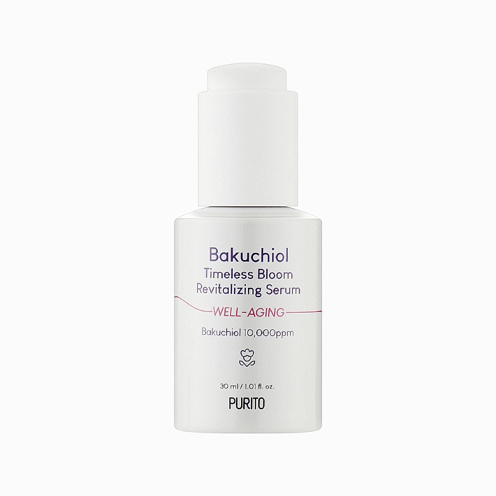 PURITO Timeless Bloom Bakuchiol Serum – Anti-età e levigante 0,03 l