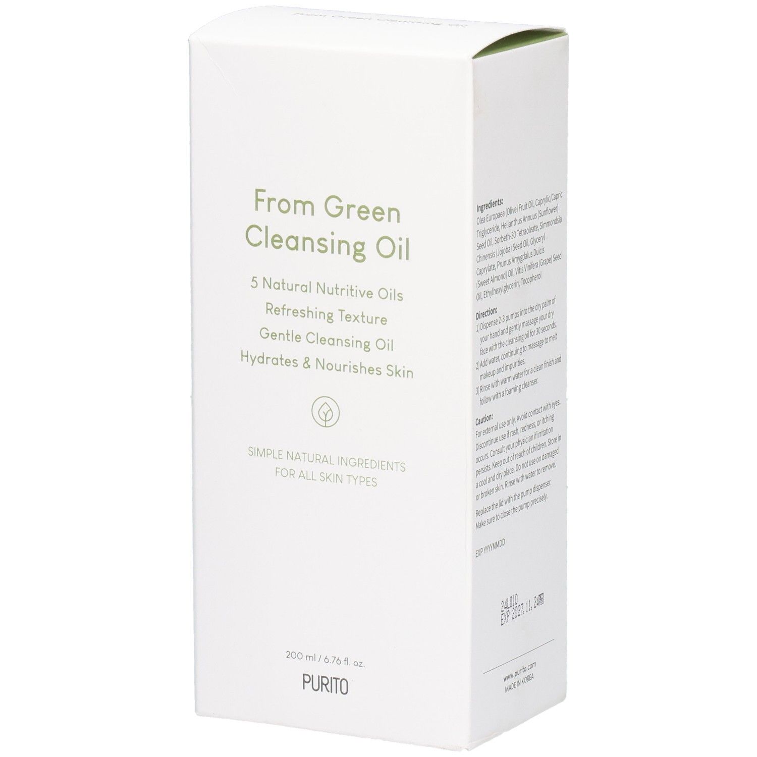 PURITO Dal Verde Olio Detergente 200 ml
