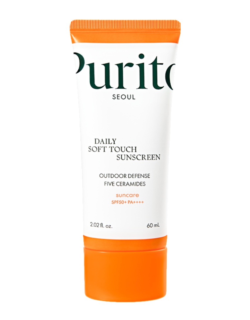 PURITO Daily Soft Touch Sun SPF 50 – protezione solare leggera e protettiva 60 ml Crema