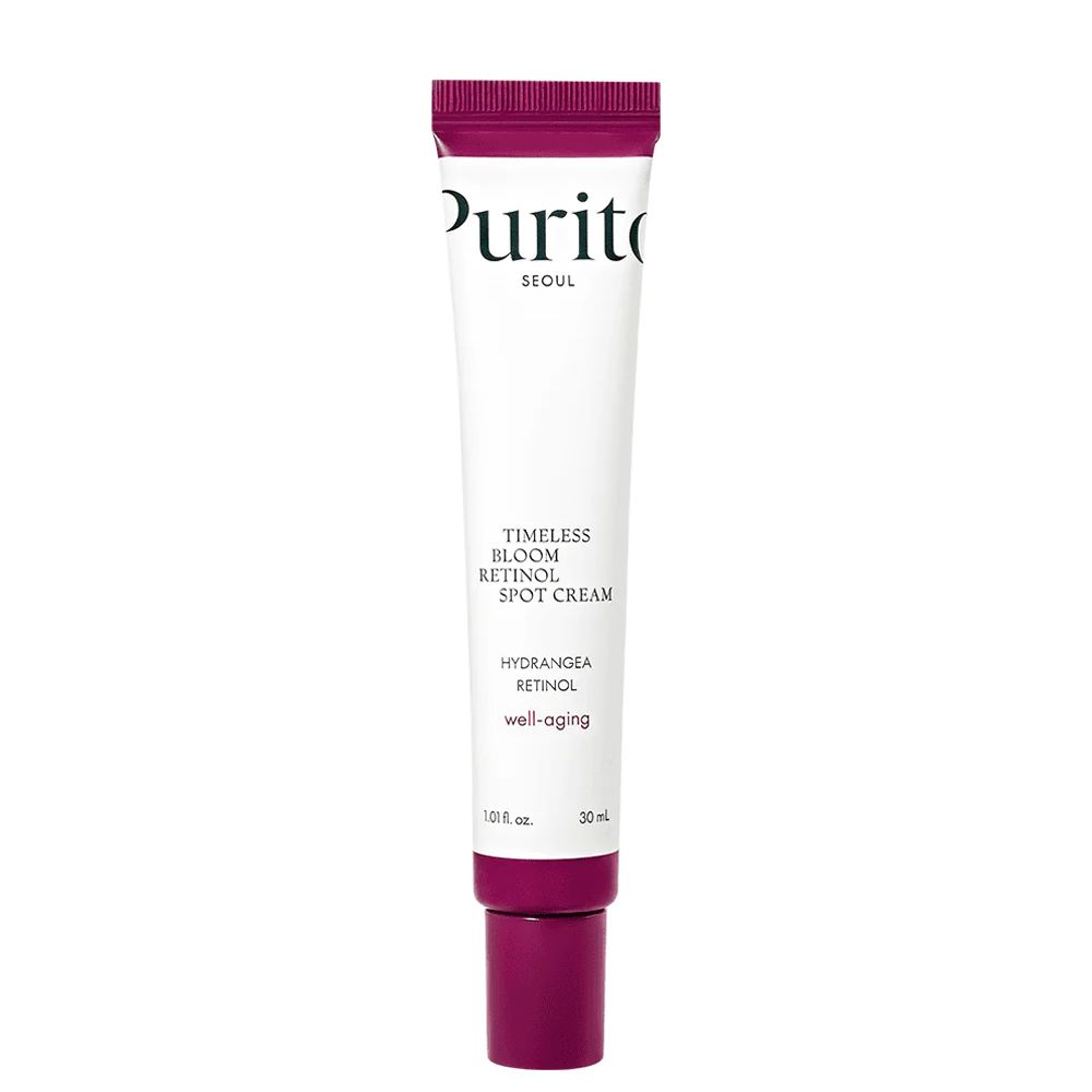 PURITO Timeless Bloom Retinol Spot Cream – levigante mirato e anti-età 0,03 l Crema