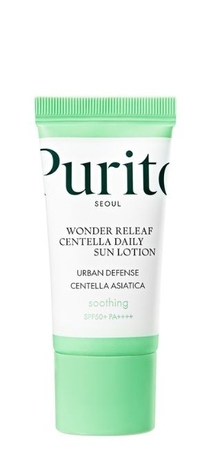 PURITO Wonder Releaf Centella Sun Lotion Mini SPF 50 – lenitiva e protettiva 15 ml