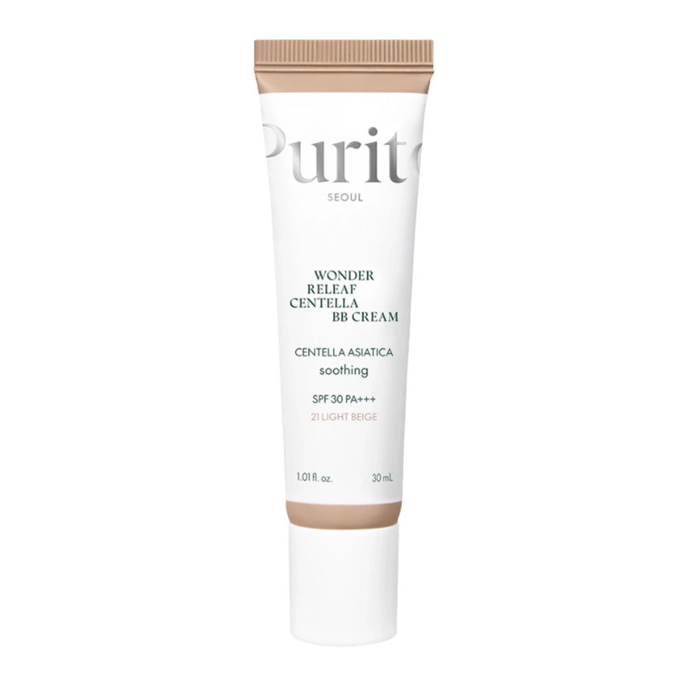 PURITO Wonder Releaf Centella BB Cream 21 Light Beige – lenitiva e riequilibrante 0,03 l Crema