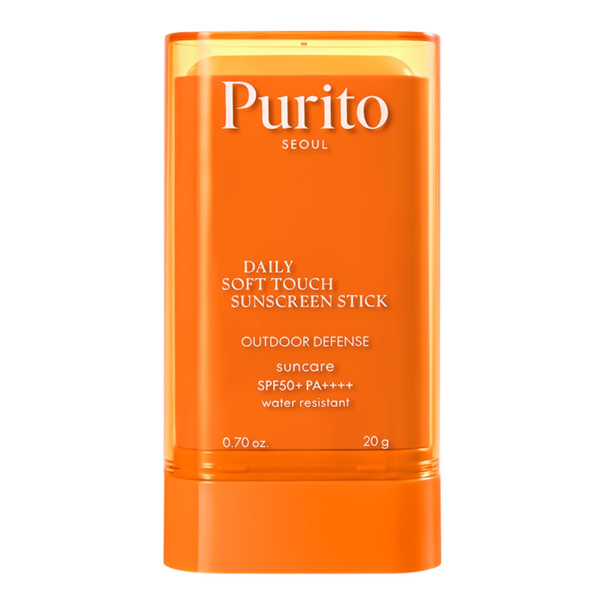 PURITO Daily Soft Touch SPF 50+ Stick – Protezione solare da viaggio e protezione termica 20 ml