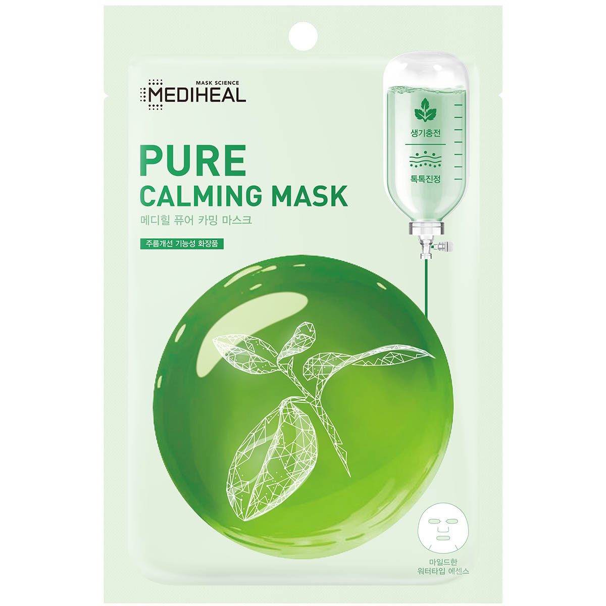 MEDIHEAL Pure Calming Sheet Mask 5 ml Maschera viso