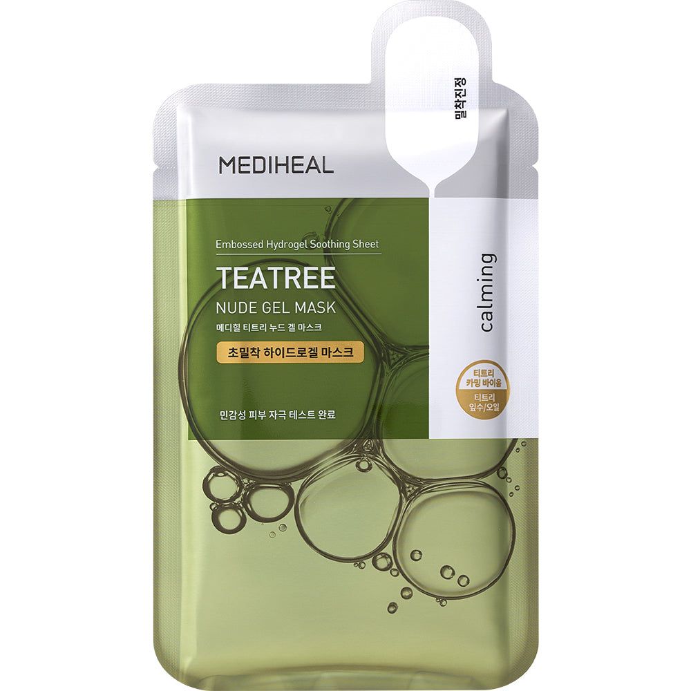 MEDIHEAL Teatree Nude Gel Hydrogel Mask 30 g Maschera viso