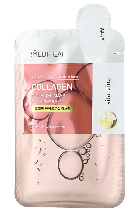 MEDIHEAL Collagen Nude Gel Hydrogel Mask 30 g Maschera