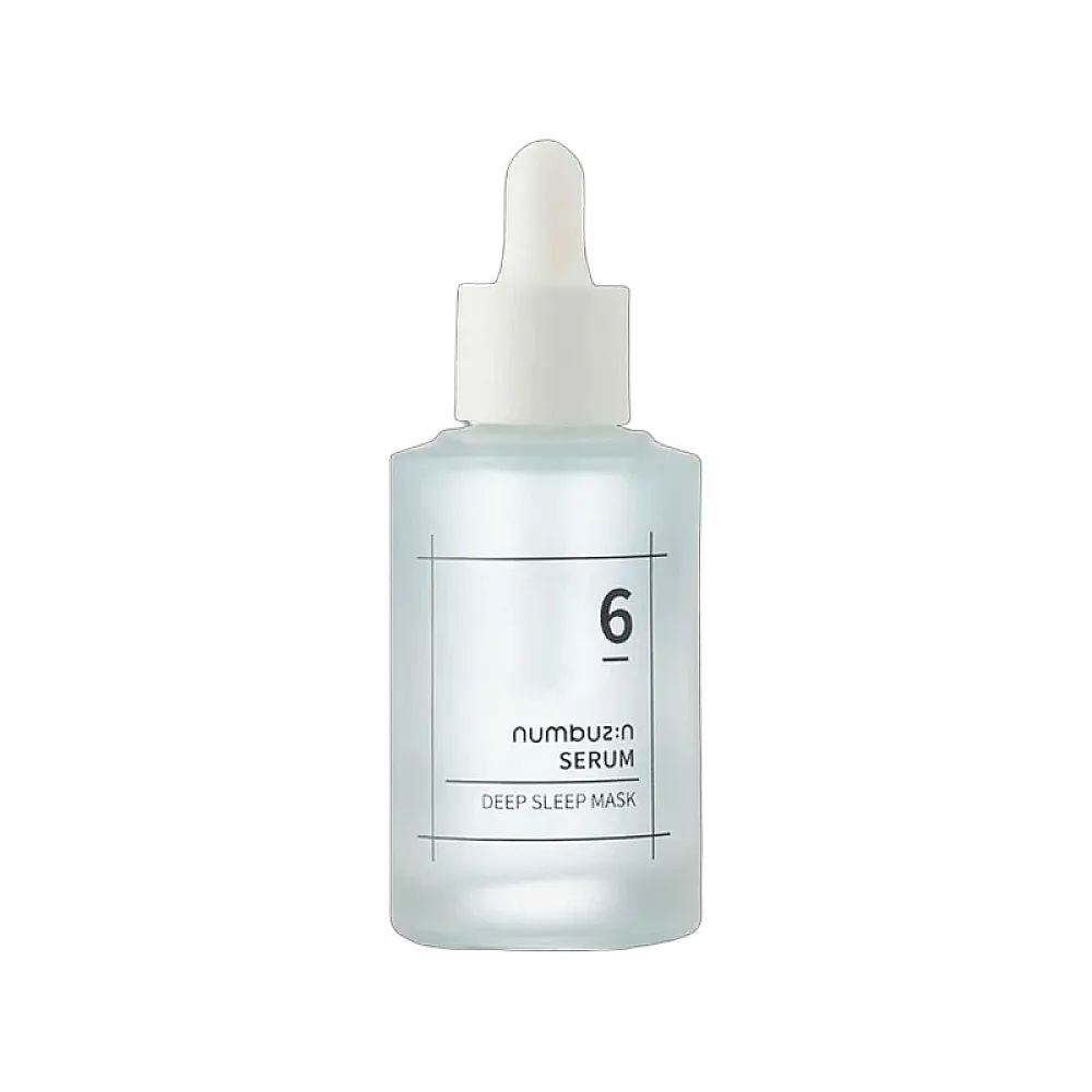 Numbuzin No.6 Siero-Maschera Notte Profonda con Acqua Glaciale 0,05 l Crema giorno