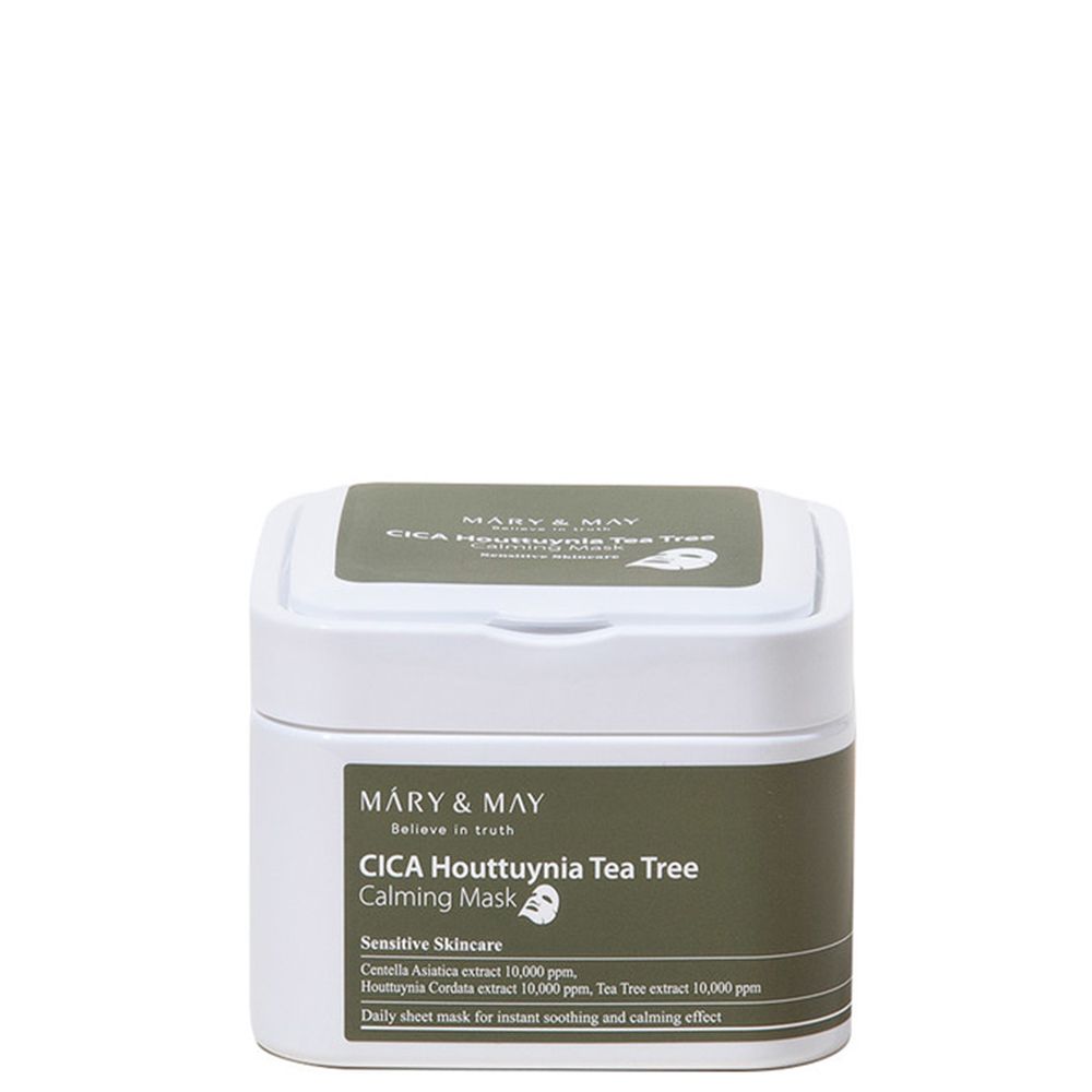 MARY & MAY Cica Houttuynia Tea Tree maschera calmante 30 St