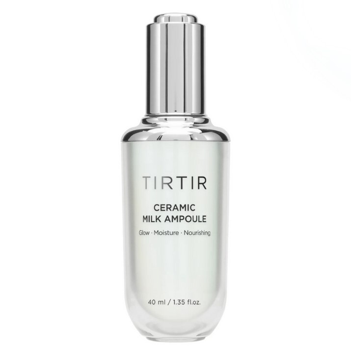 TIRTIR Ceramic Milk Ampoule – Lozione viso idratante con effetto luminoso 40 ml Fiale