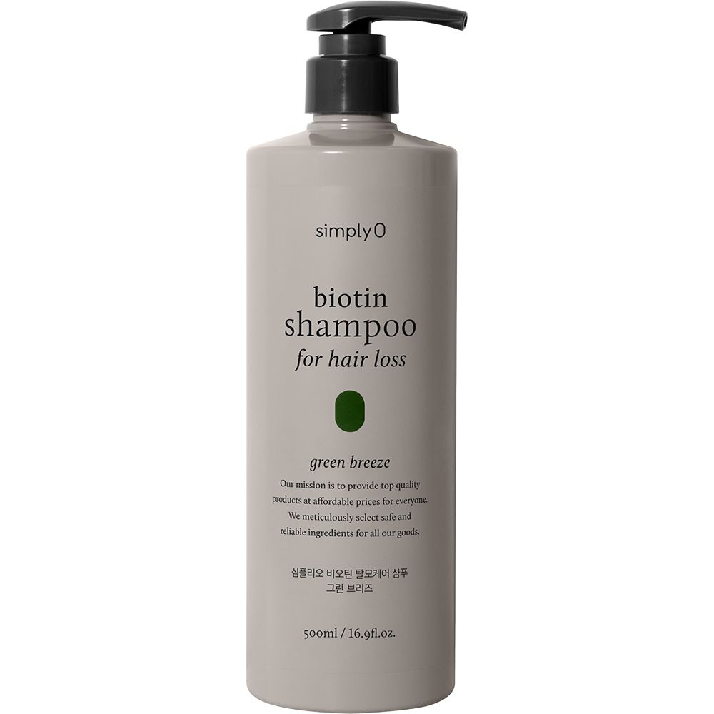SIMPLYO Biotin Green Breeze Shampoo – rinforzante con biotina contro la caduta dei capelli 500 ml Crema giorno