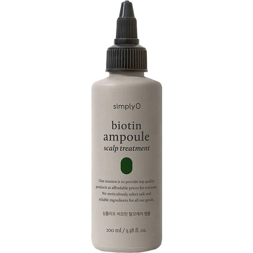 SIMPLYO Biotin Ampoule Treatment Scalp Serum – Siero rinforzante per il cuoio capelluto con biotina 100 ml
